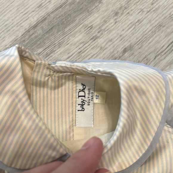 Baby Dior 100% silk dress size 12 months - Picture 2 of 5